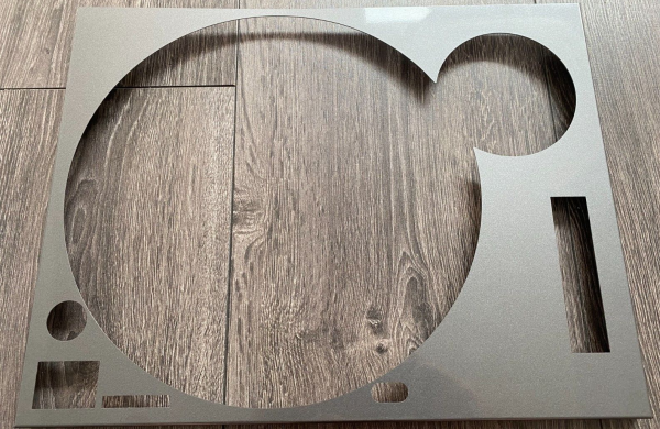Technics SL-1200 / 1210 MK2 Gloss Metallic Grey Faceplate