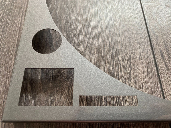 Technics SL-1200 / 1210 MK2 Gloss Metallic Grey Faceplate - Image 2