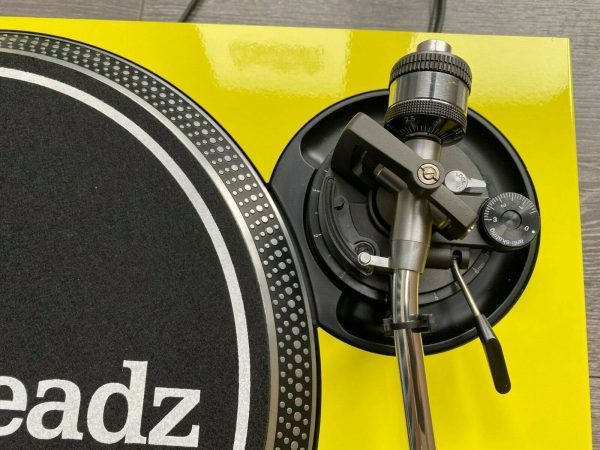 Technics SL-1200 / 1210 MK2 Gloss Yellow Faceplate - Image 4