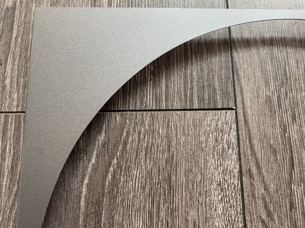 Technics SL-1200 / 1210 MK2 Gloss Metallic Grey Faceplate - Image 3