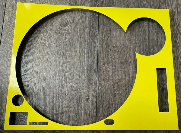 Technics SL-1200 / 1210 MK2 Gloss Yellow Faceplate - Image 6