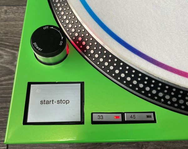 Technics SL-1200 / 1210 MK2 Pearl Green Faceplate - Image 3