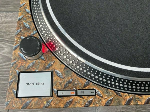 Technics SL-1200 / 1210 MK2 Chequer Plate Faceplate - Image 3