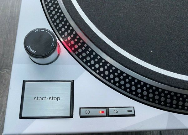 Technics SL-1200 / 1210 MK2 White Shapes Faceplate - Image 3