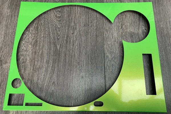 Technics SL-1200 / 1210 MK2 Pearl Green Faceplate - Image 7