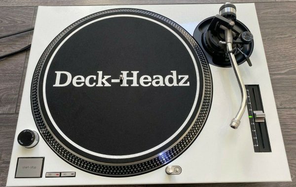 Technics SL-1200 / 1210 MK2 Candy White Glitter Faceplate