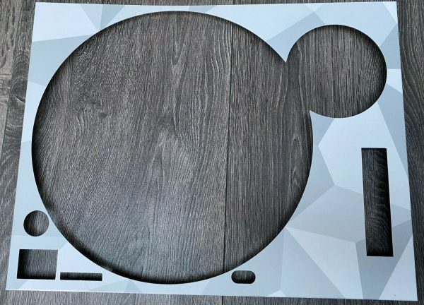 Technics SL-1200 / 1210 MK2 White Shapes Faceplate - Image 7