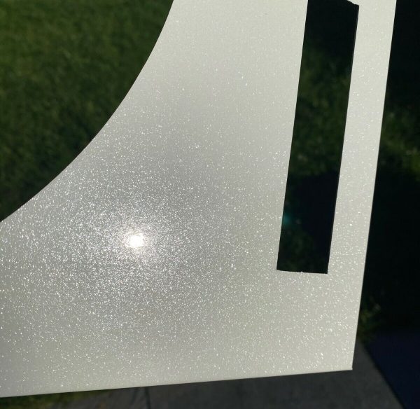 Technics SL-1200 / 1210 MK2 Candy White Glitter Faceplate - Image 6