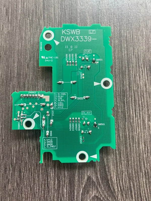 Pioneer CDJ 2000 Nexus KSWB Play Pause & Cue Switch PCB Assembly - DWX3339 - Image 2