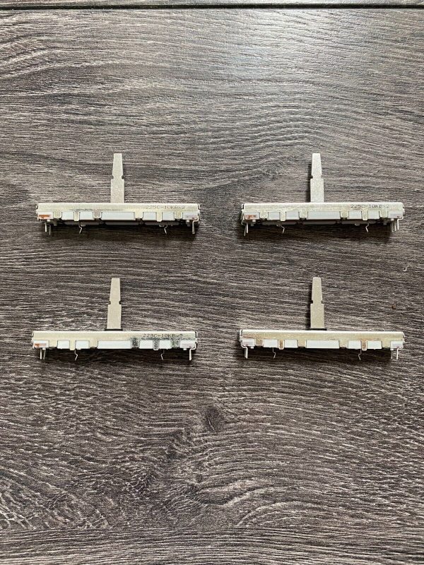 4 x Pioneer DCV1020 Original Faders DJM 300 400 450 500 600 700 750 800 & More - Image 7