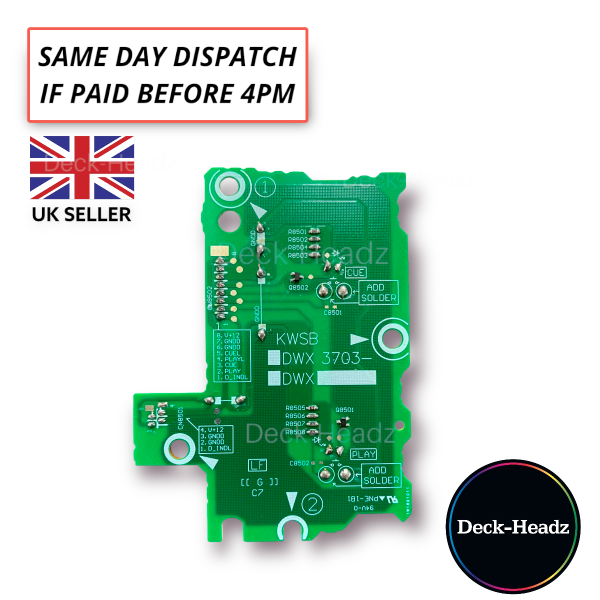 Pioneer CDJ 2000 Nexus 2 KSWB Play Pause Cue Switch PCB Assembly Replace DWX3703