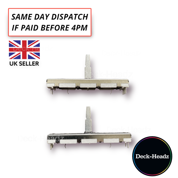 2 x Pioneer DCV1020 Replacement Faders DJM 300 400 450 500 600 700 750 800 & More