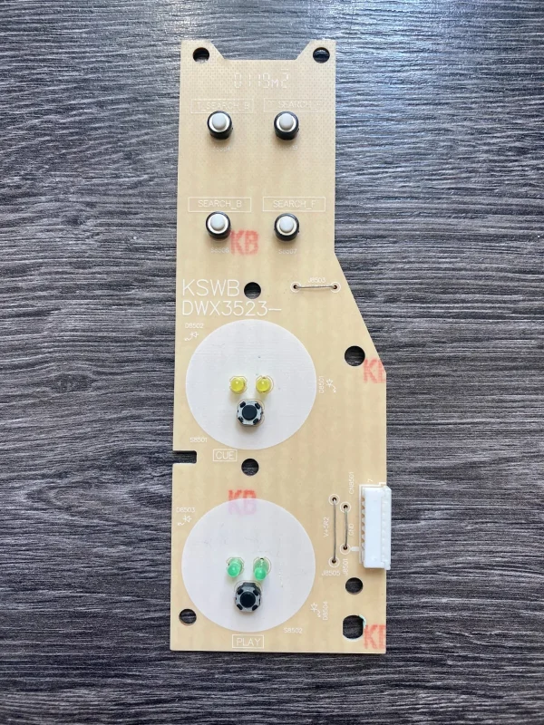 Pioneer CDJ 900 Nexus NXS KSWB Play Pause Cue PCB Assembly - DWX3523 - Image 2