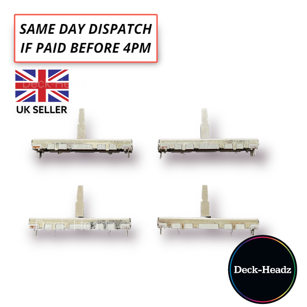 4 x Pioneer DCV1020 Original Faders DJM 300 400 450 500 600 700 750 800 & More