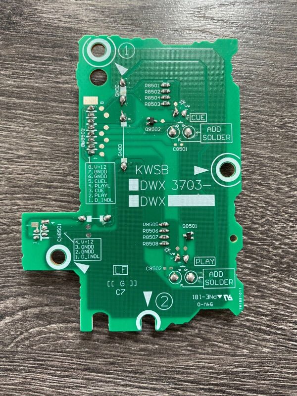 Pioneer CDJ 2000 Nexus 2 KSWB Play Pause Cue Switch PCB Assembly Replace DWX3703 - Image 3