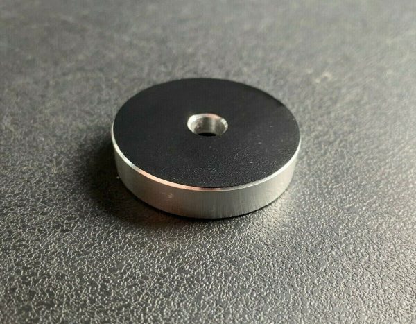 45 RPM Adapter For 7" Vinyl Records With Black Top