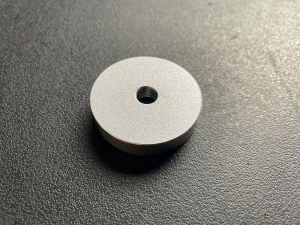 45 RPM Adapter For 7" Vinyl Records With Satin Silver Top - Image 2