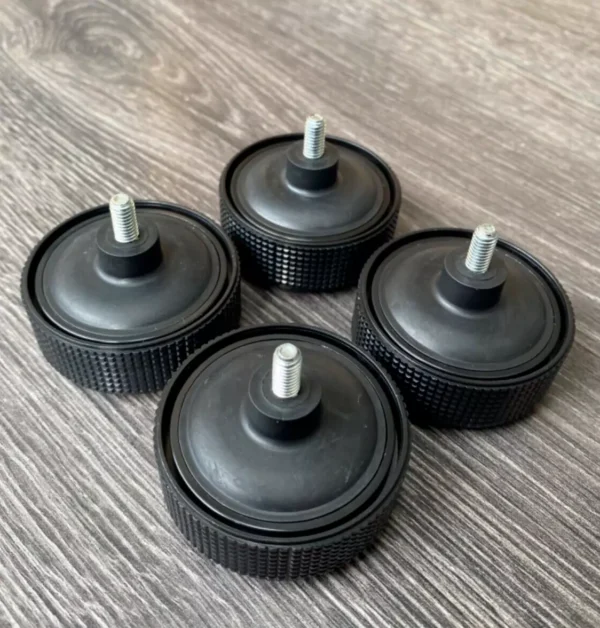 4 x Technics SL-1200 1210 Replacement Feet MK2 MK3 M3D MK5 MK5G Foot - Image 2